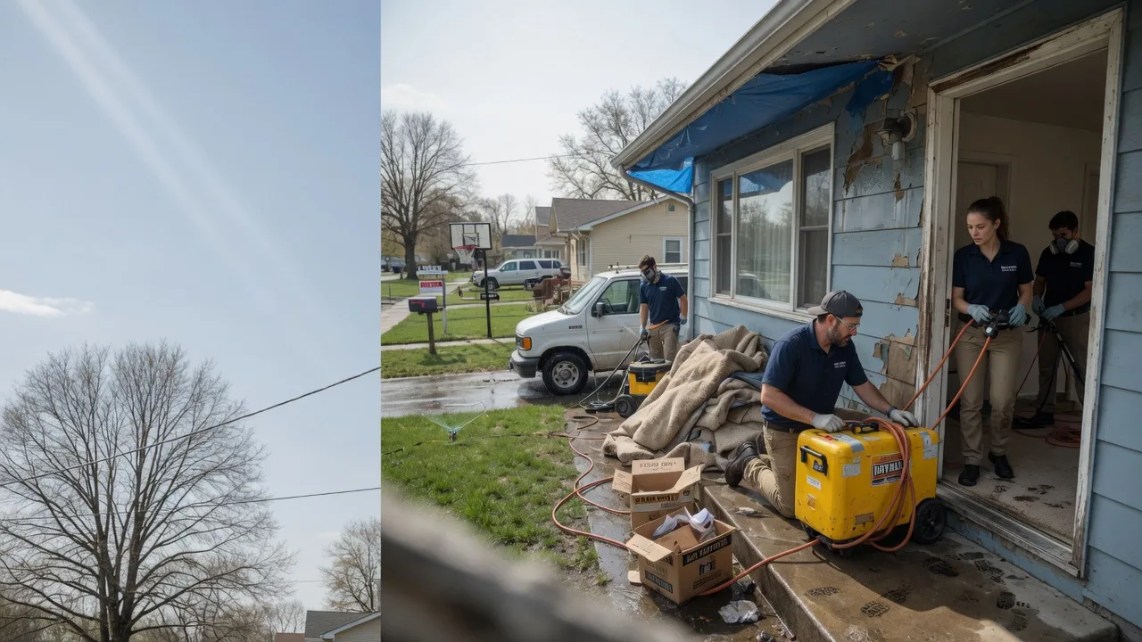 Basement Flood Cleanup in Fairview, TN near me